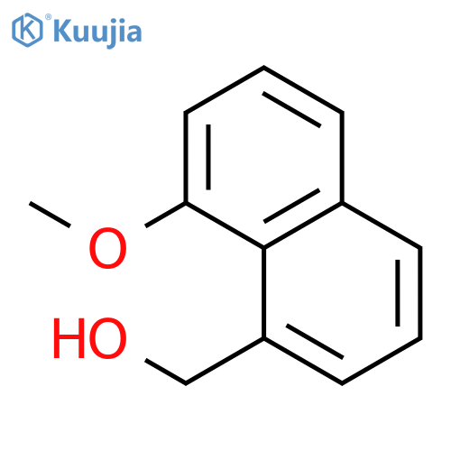 1-Naphthalenemethanol, 8-methoxy- structure