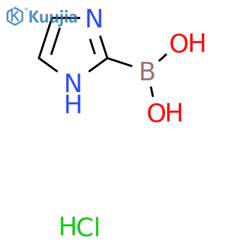 1H-imidazol-2-ylboronic acid;hydrochloride structure
