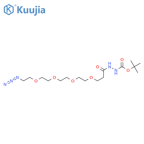 Azido-PEG4-hydrazide-Boc structure