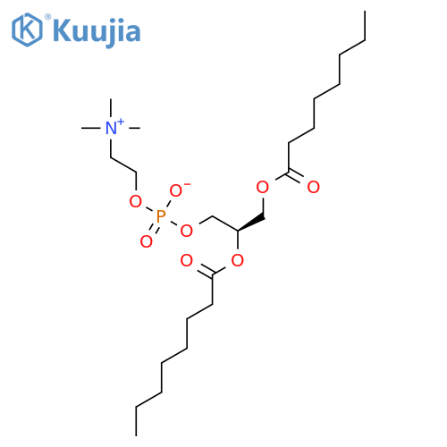3,5,9-Trioxa-4-phosphaheptadecan-1-aminium,4-hydroxy-N,N,N-trimethyl-10-oxo-7-[(1-oxooctyl)oxy]-, inner salt, 4-oxide,(7R)- structure