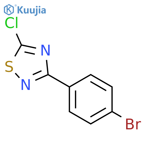 3-(4-Bromophenyl)-5-chloro-1,2,4-thiadiazole structure