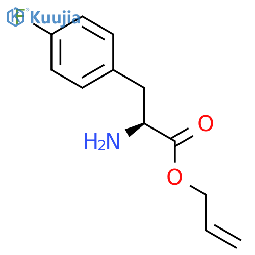 Phenylalanine, 4-fluoro-, 2-propenyl ester structure
