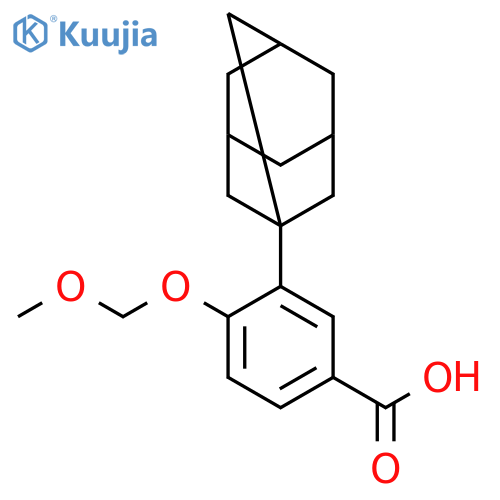 Benzoic acid, 4-(methoxymethoxy)-3-tricyclo[3.3.1.13,7]dec-1-yl- structure