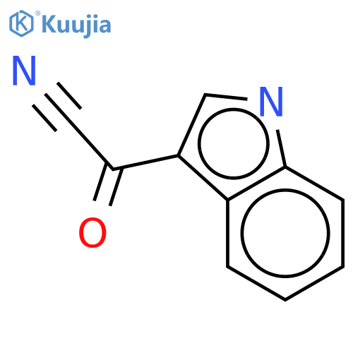 1H-indole-3-carbonyl cyanide structure