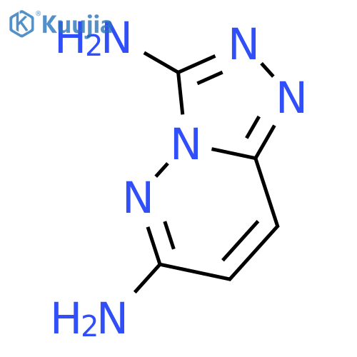 1,2,4-Triazolo[4,3-b]pyridazine-3,6-diamine(9CI) structure