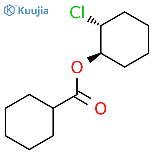 Cyclohexanecarboxylic acid, (1R,2R)-2-chlorocyclohexyl ester, rel- structure