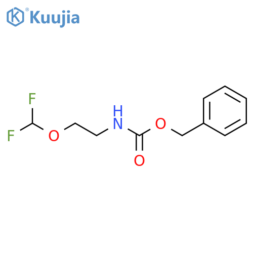benzyl N-2-(difluoromethoxy)ethylcarbamate structure