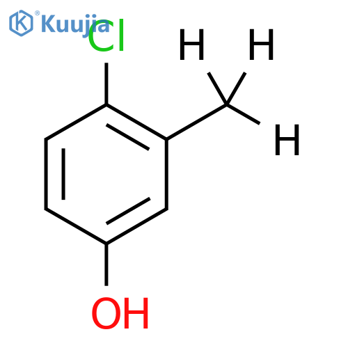 4-Chloro-3-methylphenol-d3 structure