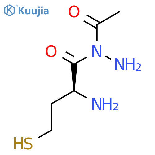L-Homocysteine, N-acetyl-, hydrazide structure