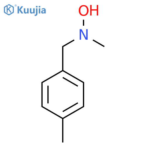 N-methyl-N-(4-methylphenyl)methylhydroxylamine structure