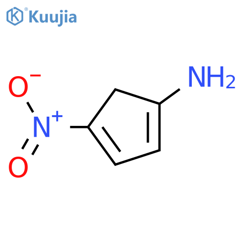 1,3-Cyclopentadien-1-amine,4-nitro- structure