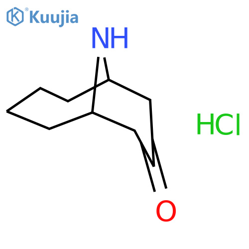 10-Azabicyclo[4.3.1]decan-8-one, hydrochloride structure