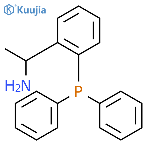 (R)-1-(2-(Diphenylphosphino)phenyl)ethanamine structure