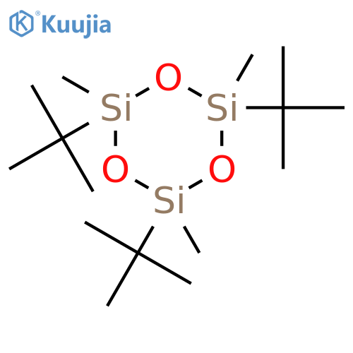 Cyclotrisiloxane, 2,4,6-tris(1,1-dimethylethyl)-2,4,6-trimethyl- structure