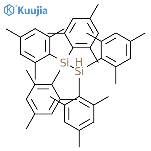 Disilane, pentakis(2,4,6-trimethylphenyl)- structure