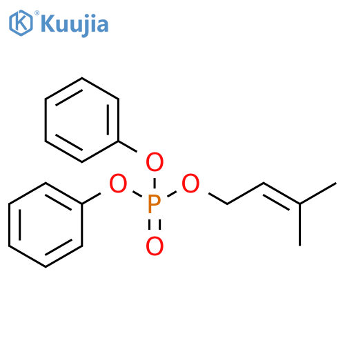 Phosphoric acid, 3-methyl-2-buten-1-yl diphenyl ester structure