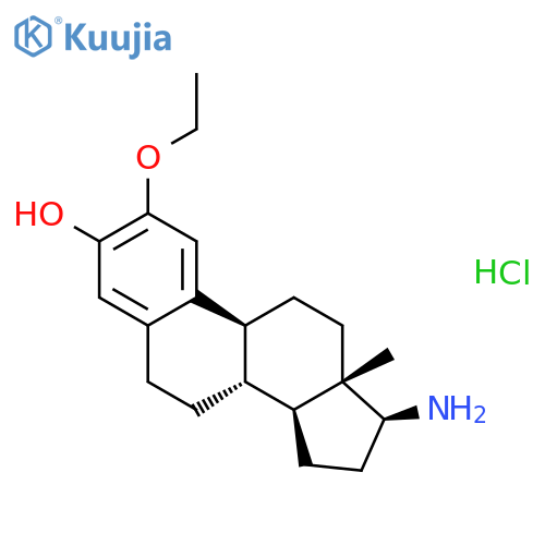 Estra-1,3,5(10)-trien-3-ol, 17-amino-2-ethoxy-, hydrochloride, (17b)- structure