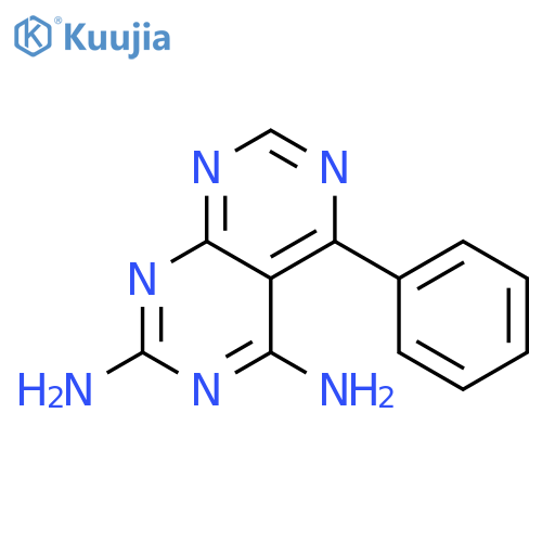 Pyrimido[4,5-d]pyrimidine-2,4-diamine, 5-phenyl- structure