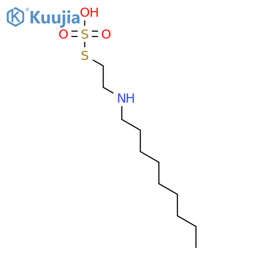 S-[2-(nonylamino)ethyl] hydrogen sulfurothioate structure