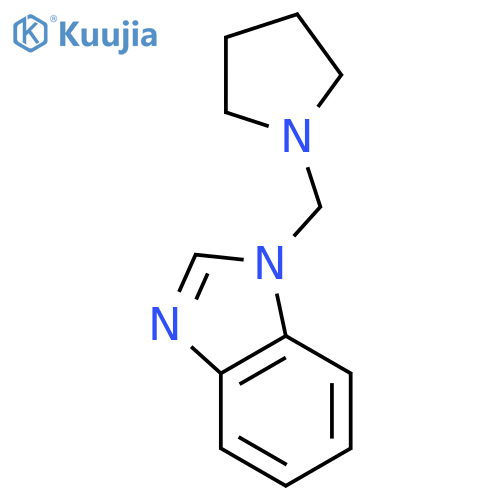 1-(1-pyrrolidinylmethyl)-1H-Benzimidazole structure