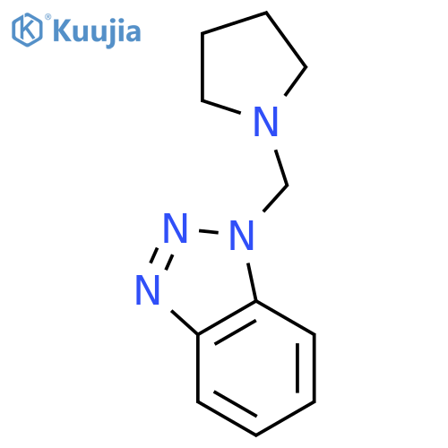 1H-Benzotriazole,1-(1-pyrrolidinylmethyl)- structure