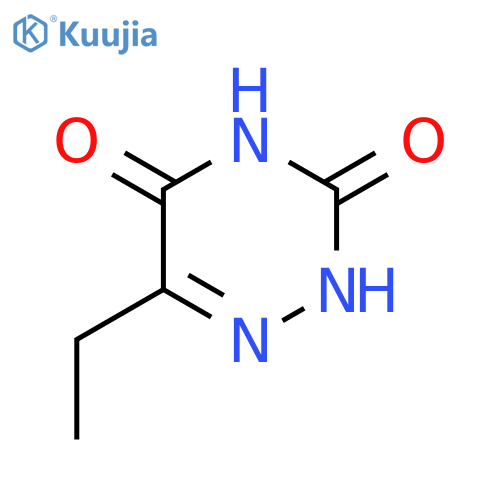 1,2,4-Triazine-3,5(2H,4H)-dione, 6-ethyl- structure