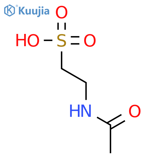 Acetyltaurine structure