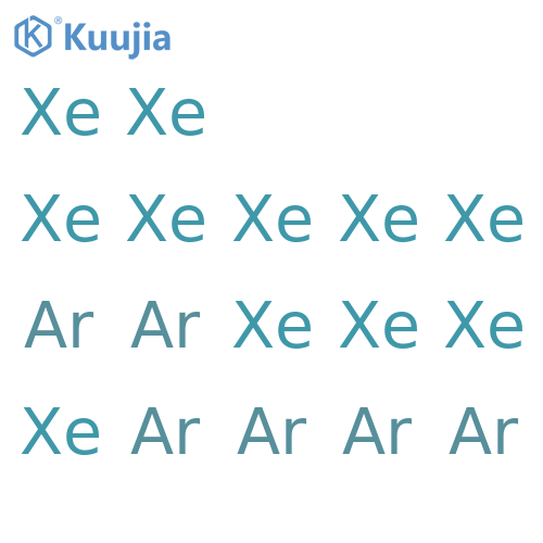 Argon, compd. with xenon (6:11) structure