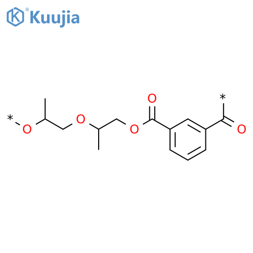 Poly[oxy(methyl-1,2-ethanediyl)oxy(methyl-1,2-ethanediyl)oxycarbonyl-1,3-phenylenecarbonyl] structure