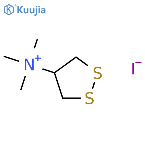 1,2-Dithiolan-4-aminium,N,N,N-trimethyl-, iodide (1:1) structure