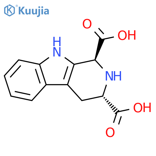 1H-Pyrido[3,4-b]indole-1,3-dicarboxylic acid, 2,3,4,9-tetrahydro-,(1S,3S)- structure