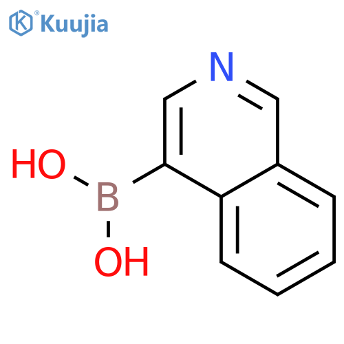 (isoquinolin-4-yl)boronic acid structure