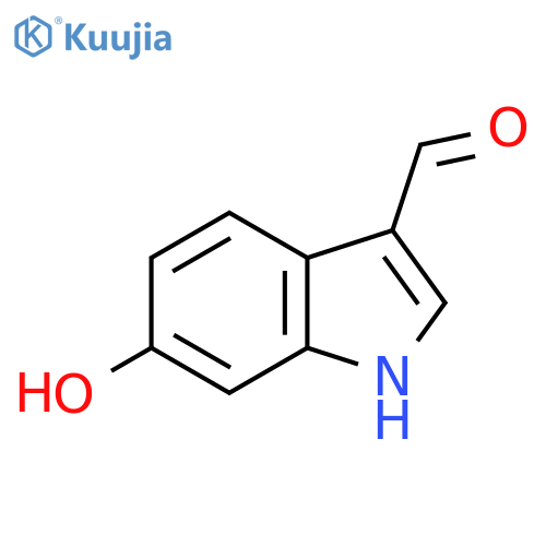 6-Hydroxy-1H-indole-3-carbaldehyde structure
