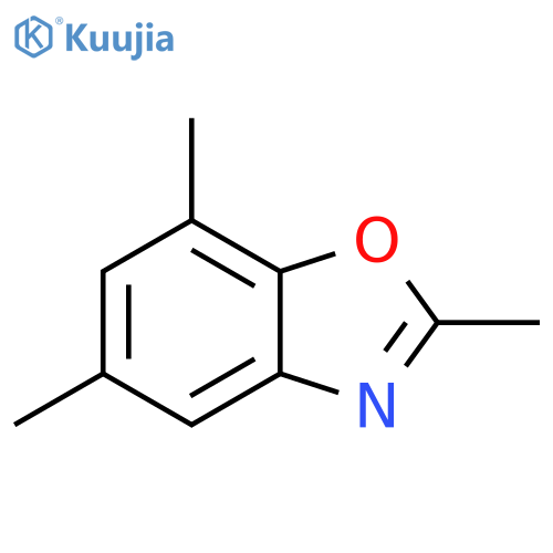 Benzoxazole, 2,5,7-trimethyl- structure