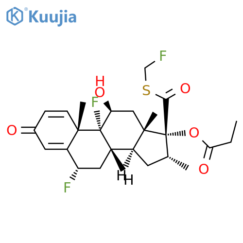 6α,11β,16α,17α)-(6'α,11'β,16'α,17'α)-6,9-Difluoro-11-hydroxy-16-methyl-3-oxo-17-(1-oxopropoxy)-,S,S’-methylene ester, (9CI) androsta-1,4-diene-17-carbothioic acid structure