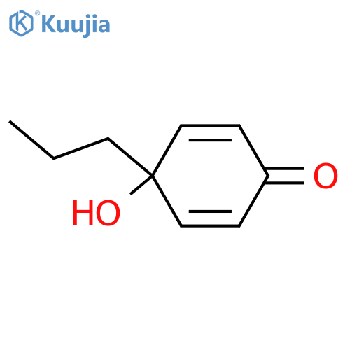 2,5-Cyclohexadien-1-one, 4-hydroxy-4-propyl- structure