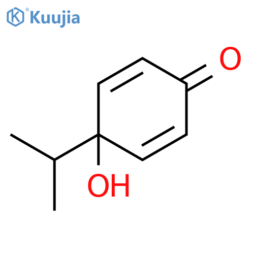 2,5-Cyclohexadien-1-one,4-hydroxy-4-(1-methylethyl)- structure
