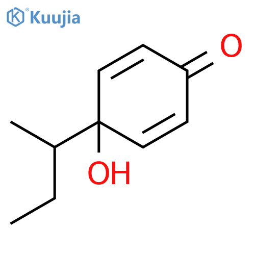 2,5-Cyclohexadien-1-one, 4-hydroxy-4-(1-methylpropyl)- structure