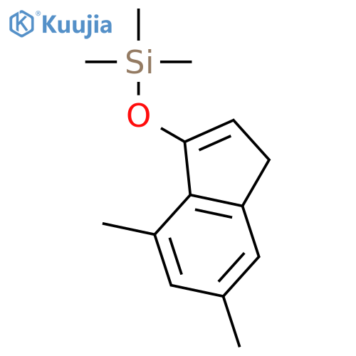 Silane, [(4,6-dimethyl-1H-inden-3-yl)oxy]trimethyl- structure