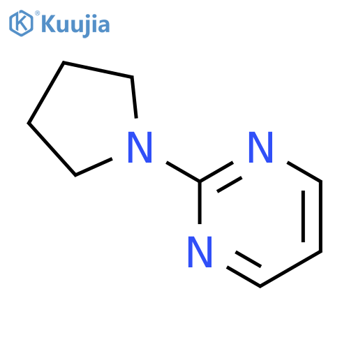 Pyrimidine,2-(1-pyrrolidinyl)- structure