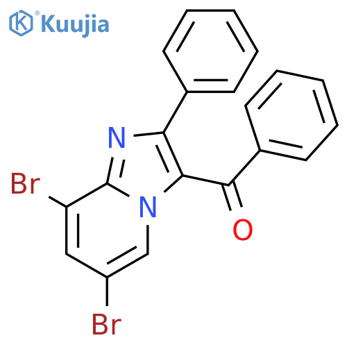 Methanone, (6,8-dibromo-2-phenylimidazo[1,2-a]pyridin-3-yl)phenyl- structure
