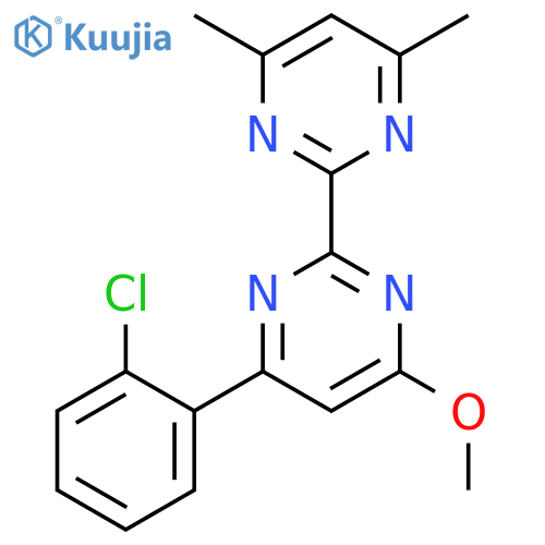 2,2'-Bipyrimidine, 4-(2-chlorophenyl)-6-methoxy-4',6'-dimethyl- structure