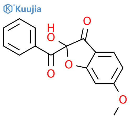 3(2H)-BENZOFURANONE, 2-BENZOYL-2-HYDROXY-6-METHOXY- structure