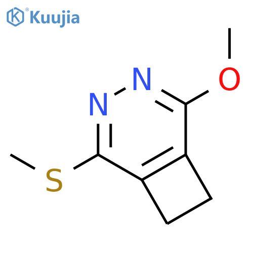 3,4-Diazabicyclo[4.2.0]octa-1,3,5-triene, 2-methoxy-5-(methylthio)- structure