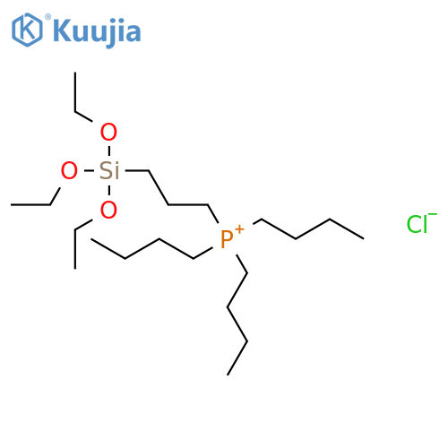 Phosphonium, tributyl[3-(triethoxysilyl)propyl]-, chloride structure