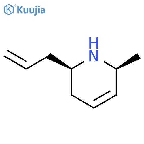 Pyridine, 1,2,3,6-tetrahydro-6-methyl-2-(2-propenyl)-, (2R,6S)-rel- structure