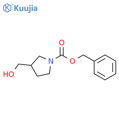 Benzyl (3R)-3-(hydroxymethyl)pyrrolidine-1-carboxylate structure