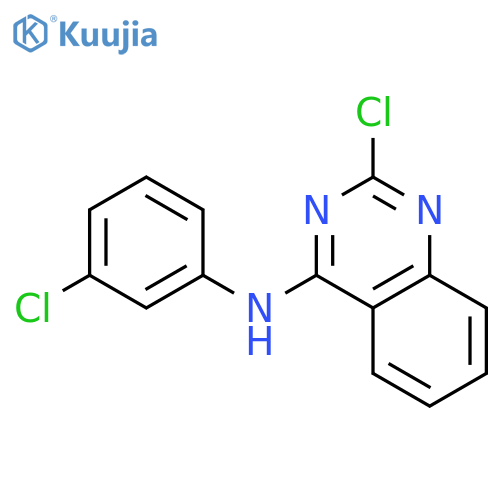 4-Quinazolinamine, 2-chloro-N-(3-chlorophenyl)- structure