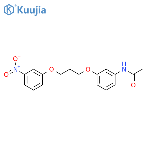 Acetamide,N-[3-[3-(3-nitrophenoxy)propoxy]phenyl]- structure