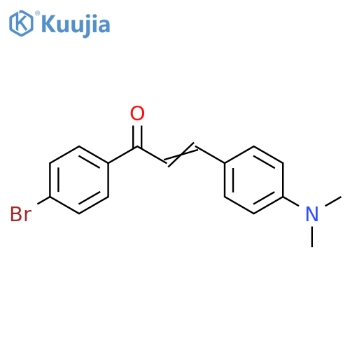 2-Propen-1-one, 1-(4-bromophenyl)-3-[4-(dimethylamino)phenyl]- structure